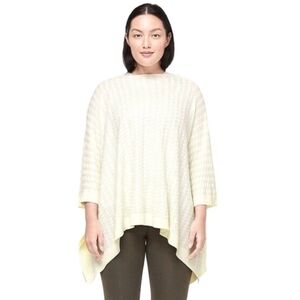 Lululemon Divinity Poncho Cream Knit Oversized Cozy Layering Wrap